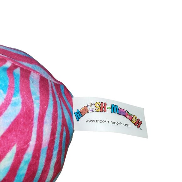 Moosh-Moosh Squishy Square Aurora Zebracorn Plush Stuffed Animal No Tag - Picture 3 of 7